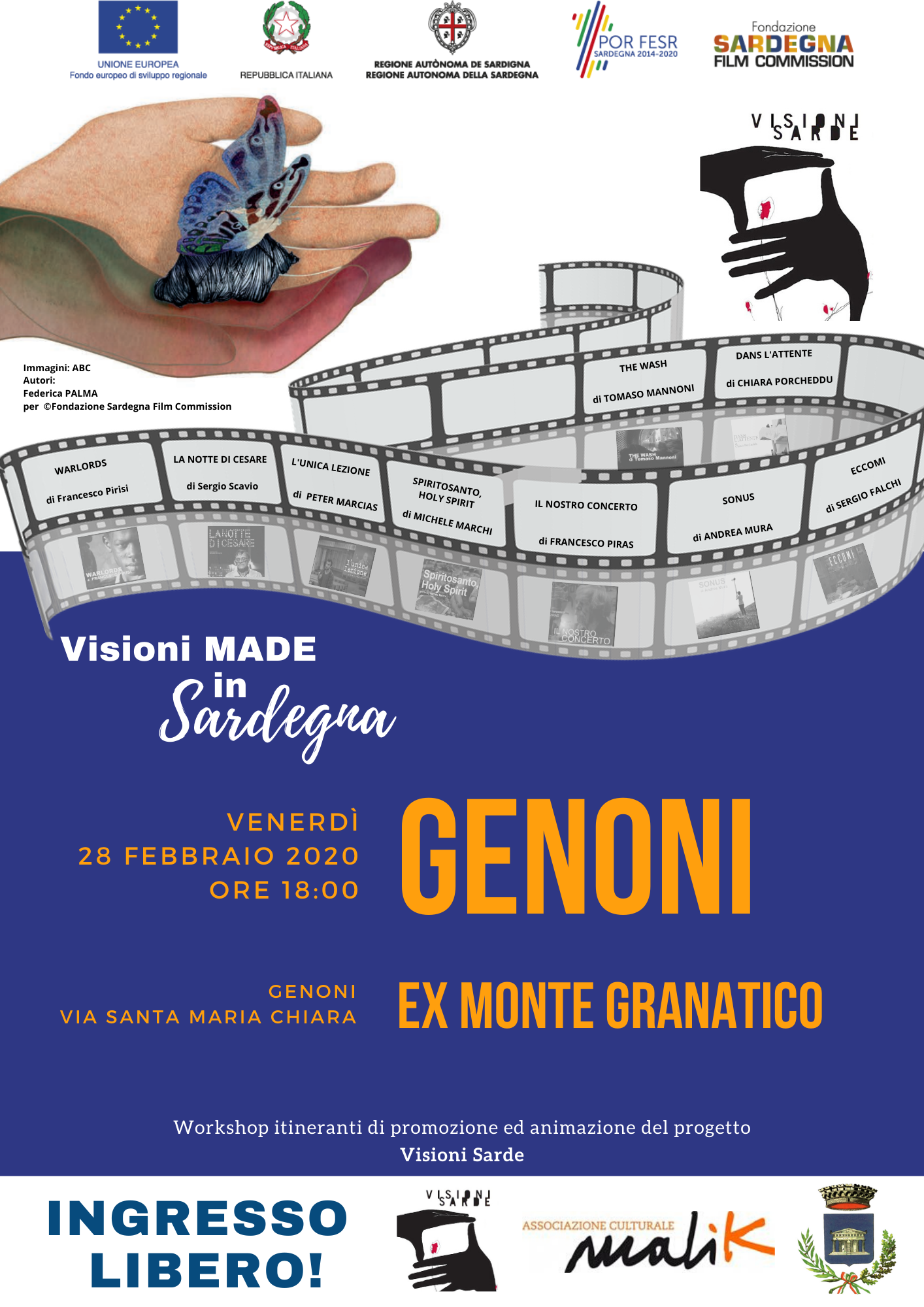 “Visioni made in Sardegna” a Genoni, il 28 febbraio appuntamento presso l’ex Montegranatico