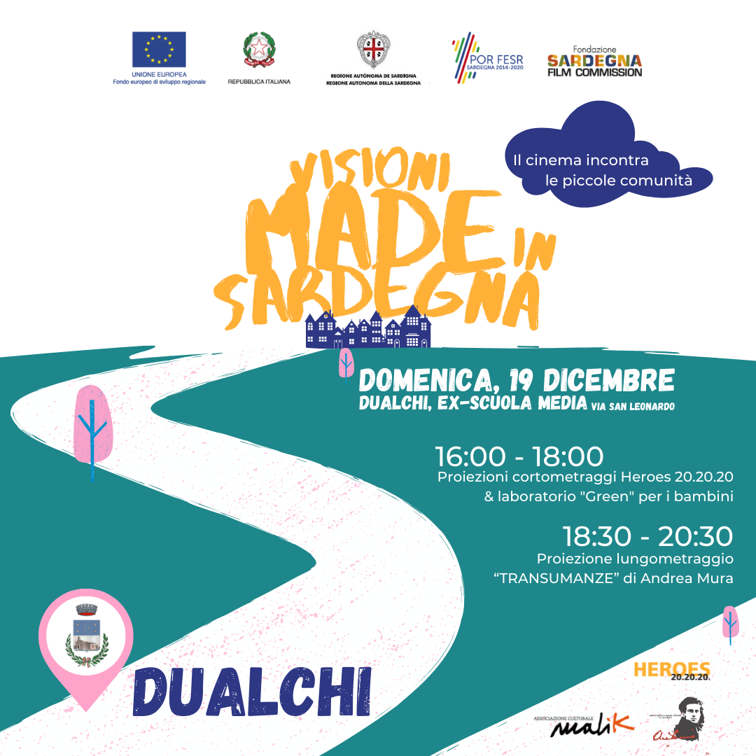 “Visioni made in Sardegna – Il cinema incontra le piccole comunità”  appuntamento a Dualchi