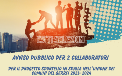 2 Collaboratori per il progetto Sportello in Spalla Gerrei